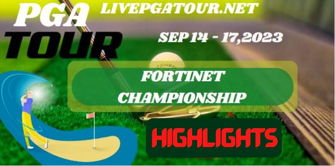 Fortinet Championship Golf RD 3 Highlights 16Sep2023