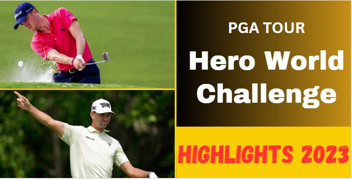 Hero World Challenge Round 1 Highlights 2023 PGA Tour