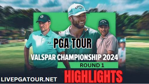 PGA Tour Valspar Championship Round 1 Highlights 2024