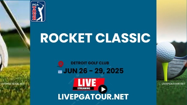 Rocket Mortgage Classic PGA Golf Live Stream