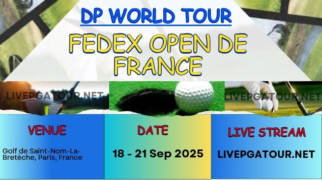 FedEx Open De France Round 1 Golf Live Stream 2025: DP World Tour