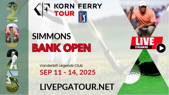 Simmons Bank Open Rd 2 Live Stream 2025 | Korn Ferry Tour slider