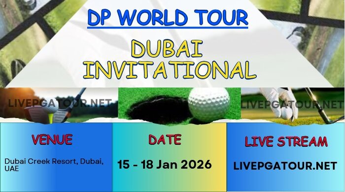 Dubai Invitational Rd 1 Golf Live Stream 2026: DP World Tour