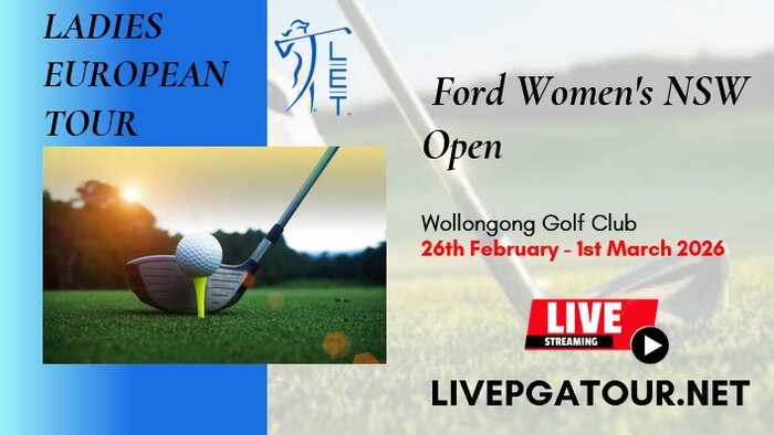 Womens NSW Open Round Final Golf Live Stream 2026 - LET
