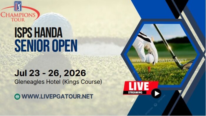 The Senior Open Championship Rd 1 Live Stream 2026 | Champions Tour slider